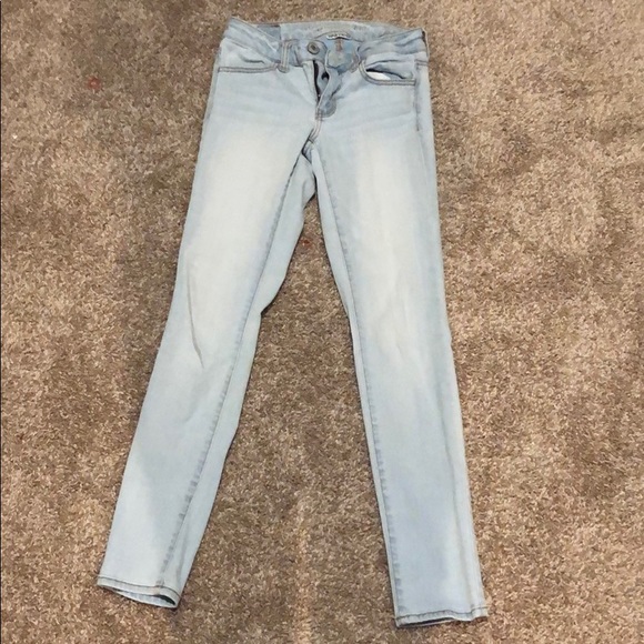 Light wash super stretch skinny jeans - Picture 1 of 1